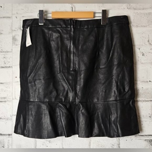 Ricki's Faux Leather Ruffle Midi Skirt NWT - Picture 6 of 10
